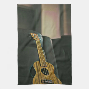 Akustik-Bass E-Gitarre-Geschenk Geschirrtuch