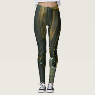 Akustik-Bass E-Gitarre-Geschenk Leggings