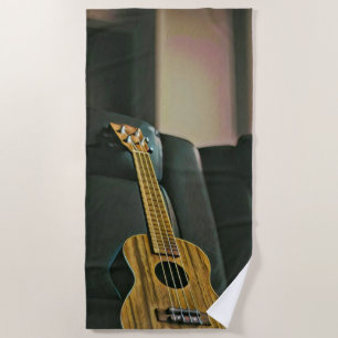 Akustik-Bass E-Gitarre-Geschenk Strandtuch