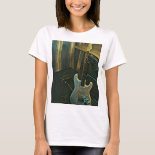 Akustik-Bass E-Gitarre-Geschenk T-Shirt