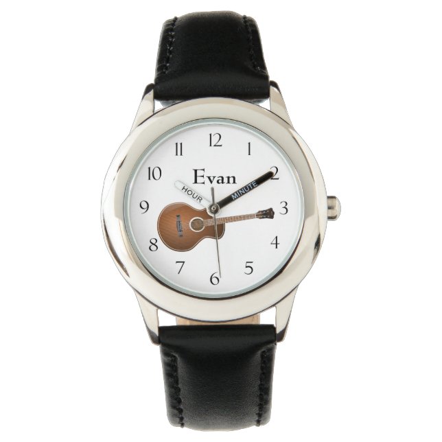 Akustikgitarre Armbanduhr (Vorderseite)