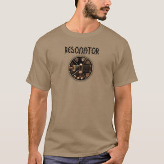 Akustikgitarre des Resonators T-Shirt