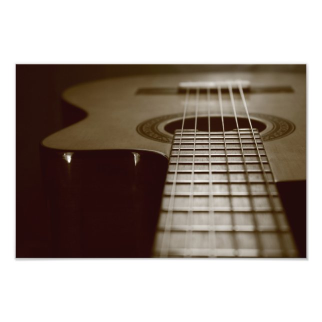 Akustikgitarre Fotodruck (Vorne)