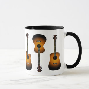 Akustikgitarre-Keramik-Tasse Tasse
