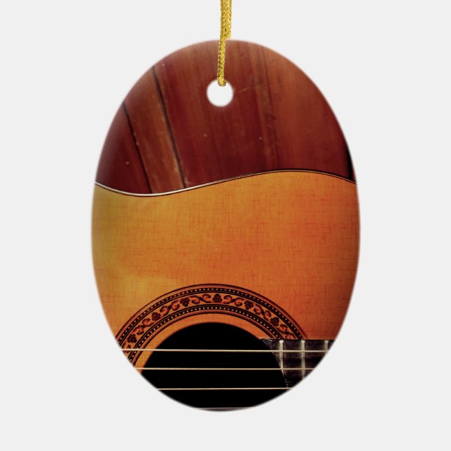 Akustikgitarre Keramikornament (Vorne)