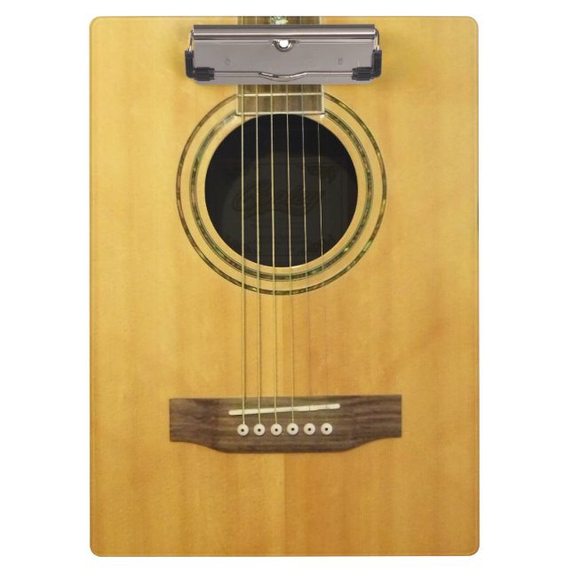 Akustikgitarre Klemmbrett (Vorderseite)