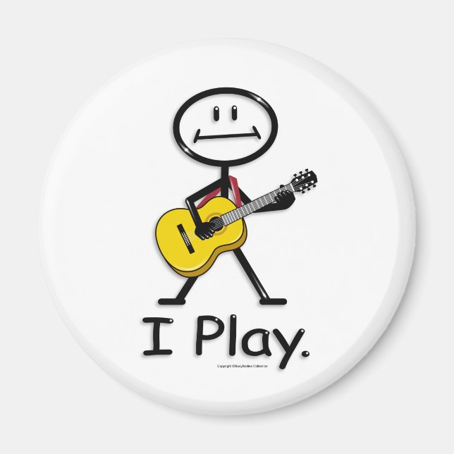 Akustikgitarre Magnet (Vorne)