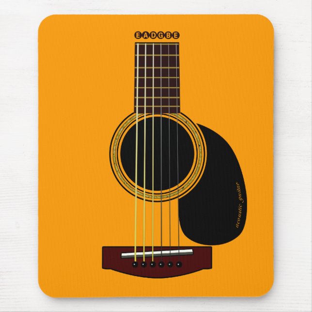 Akustikgitarre mousepad (Vorne)