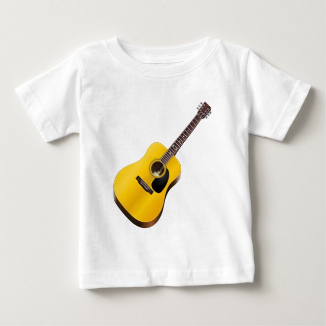 Akustikgitarre, Musikinstrument, Musik Baby T-shirt (Vorderseite)
