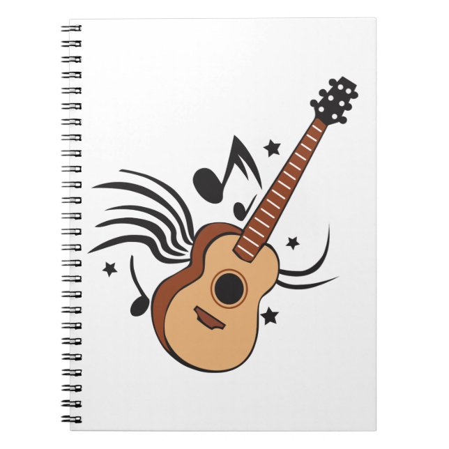 Akustikgitarre Notizblock (Vorderseite)