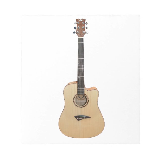Akustikgitarre Notizblock (Vorderseite)