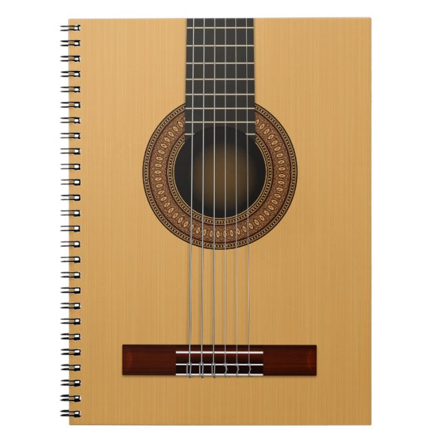 Akustikgitarre-Notizbuch Notizblock (Vorderseite)