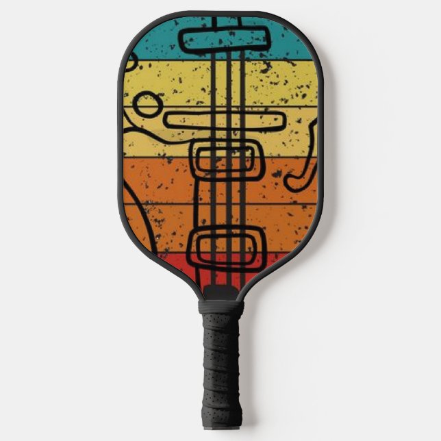 Akustikgitarre Pickleball Schläger (Vorderseite)