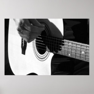 Akustikgitarre Poster
