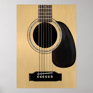 Akustikgitarre Poster