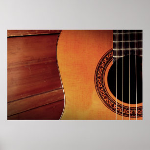 Akustikgitarre Poster