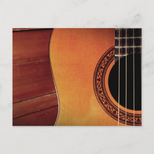 Akustikgitarre Postkarte