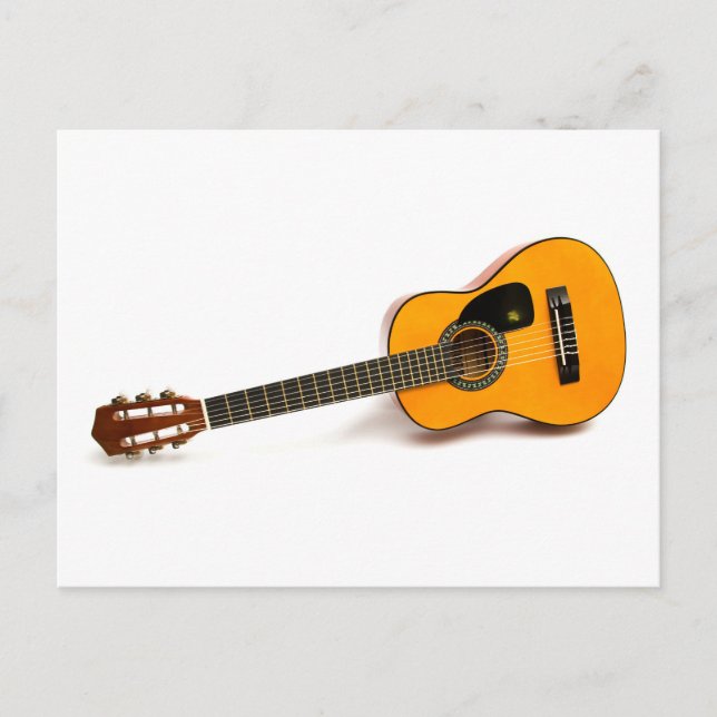 Akustikgitarre Postkarte (Vorderseite)