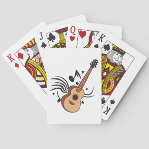 Akustikgitarre Spielkarten