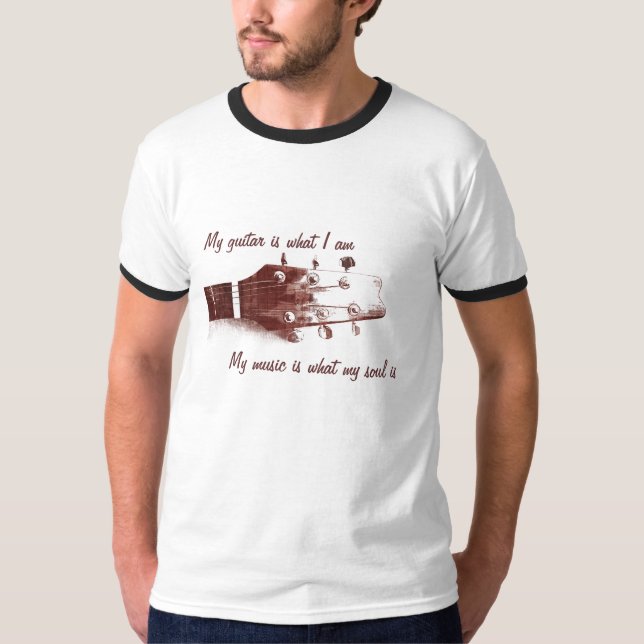 Akustikgitarre-T - Shirt (Vorderseite)