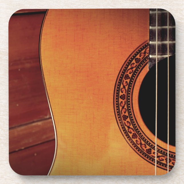 Akustikgitarre Untersetzer (Vorderseite)
