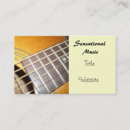 Akustikgitarre Visitenkarte