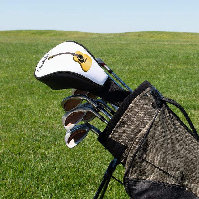 Akustikgitarren-Design Golf Headcover (In SItu)