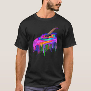 Akustikgitarrist Cooler Musiker Akustikgitarre T-Shirt