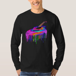 Akustikgitarrist Cooler Musiker Akustikgitarre T-Shirt