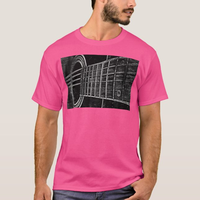 Akustikgitarrist T-Shirt (Vorderseite)