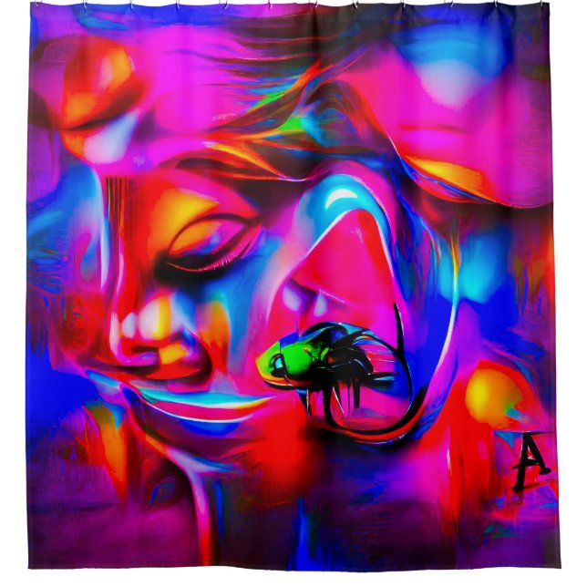 Akustikophobie 2 duschvorhang (Vorderseite)