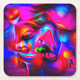 Akustikophobie 2 rechteckiger pappuntersetzer