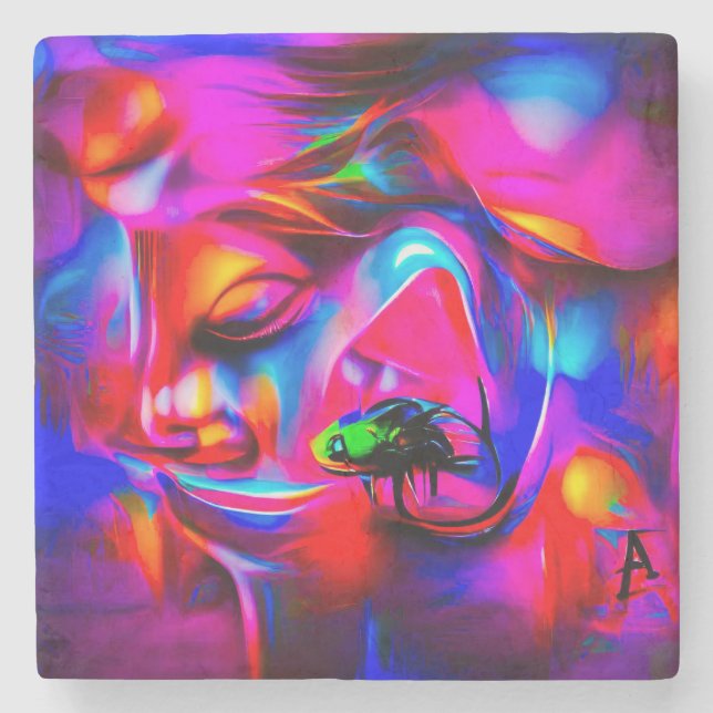 Akustikophobie 2 steinuntersetzer (Vorderseite)