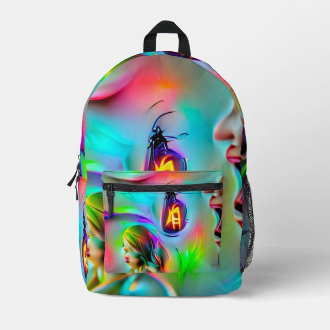 Akustikophobie Bedruckter Rucksack (Vorderseite)