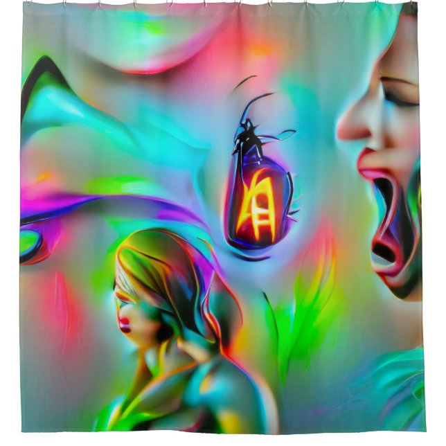 Akustikophobie Duschvorhang (Vorderseite)