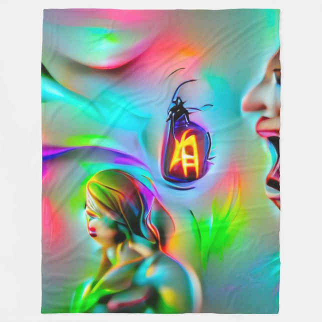 Akustikophobie Fleecedecke (Vorderseite)