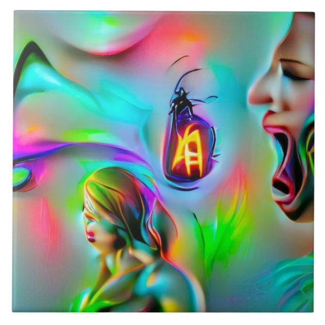 Akustikophobie Fliese (Vorderseite)