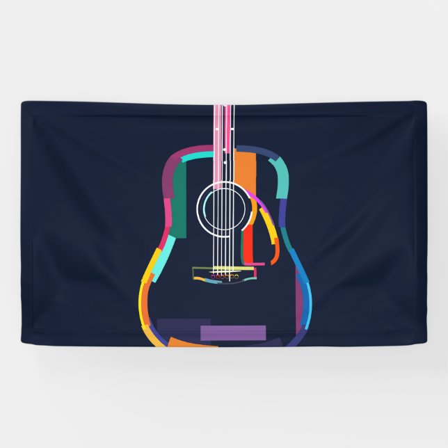 Akustische Gitarre Banner (Horizontal)