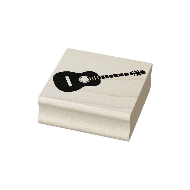akustische Gitarre-Briefmarke Gummistempel (Stempel)