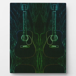 Akustische Gitarre Fotoplatte