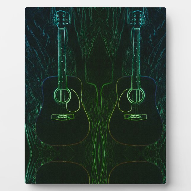 Akustische Gitarre Fotoplatte (Vorderseite)