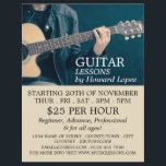Akustische Gitarre, Gitarrenunterricht Werbung Fly Flyer<br><div class="desc">Akustische Gitarre,  Gitarrenunterricht Werbung Flyer durch den Business Card Store.</div>