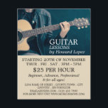 Akustische Gitarre, Gitarrenunterricht Werbung Fly Flyer<br><div class="desc">Akustische Gitarre,  Gitarrenunterricht Werbung Flyer durch den Business Card Store.</div>