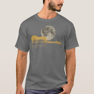 Akustische Gitarre Lake Shadow Moon Guitar Player  T-Shirt