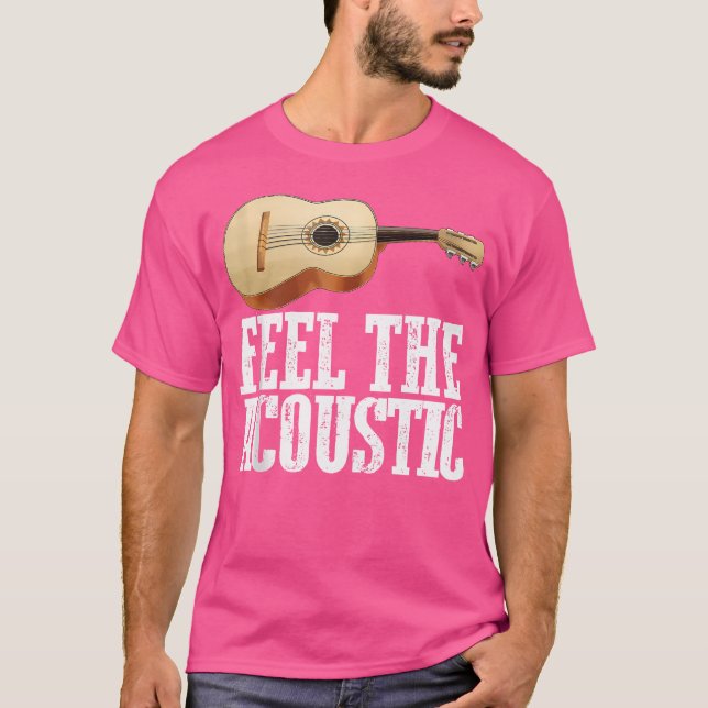 Akustische Gitarre Musiker Gitarrist Pl T-Shirt (Vorderseite)