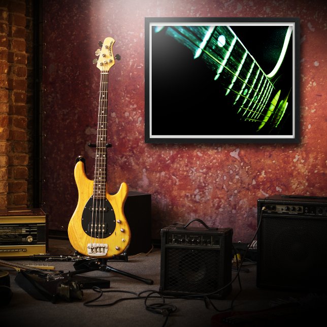 Akustische Gitarre (Neon Version) Poster (Von Creator hochgeladen)