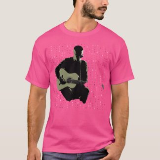 Akustische Gitarrenmatrix Style Player Gitarrist B T-Shirt