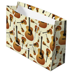 Akustische Gitarrenmusiklehrerin Große Geschenktüte