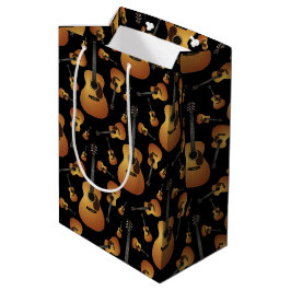 Akustische Gitarrenmusiklehrerin Mittlere Geschenktüte