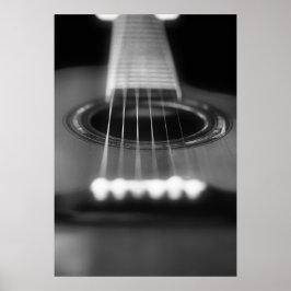 akustische Gitarrenperspektive Poster